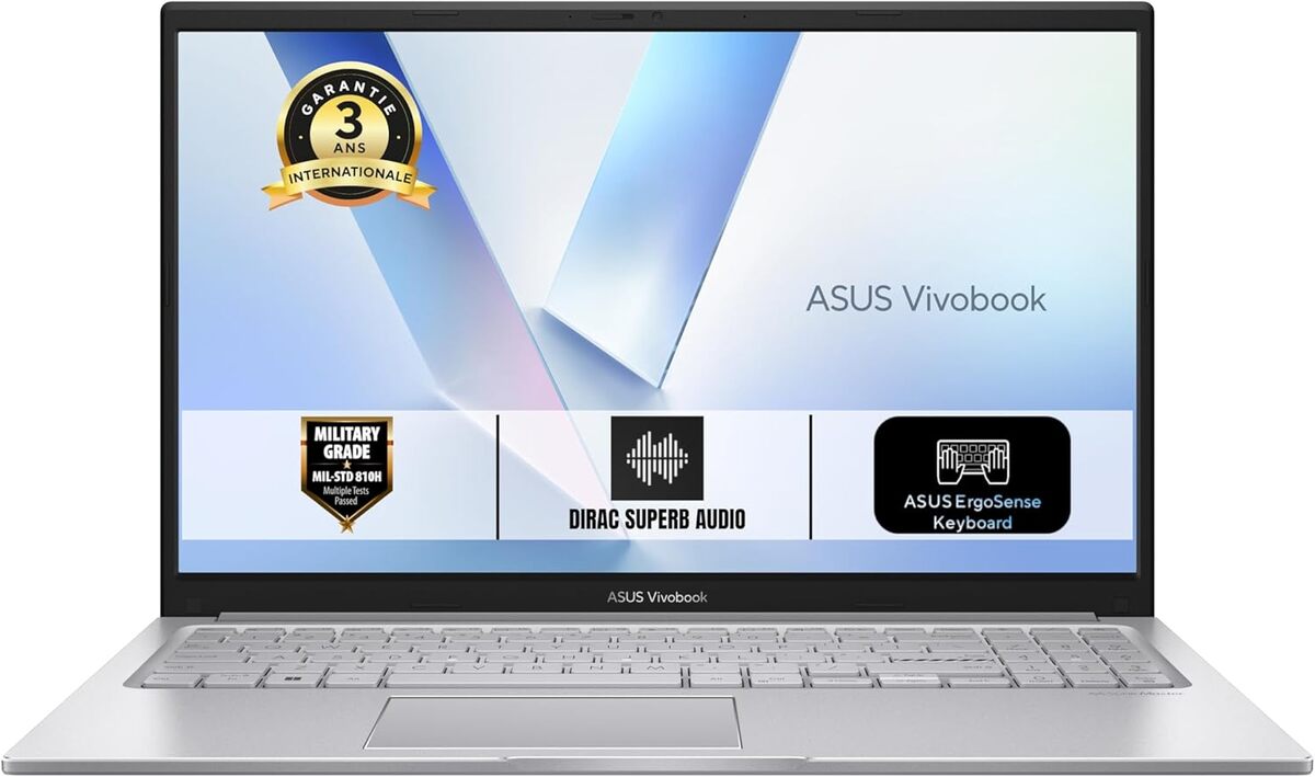 Test : aSUS Vivobook 15 X1504VA, l'efficacité en mouvement