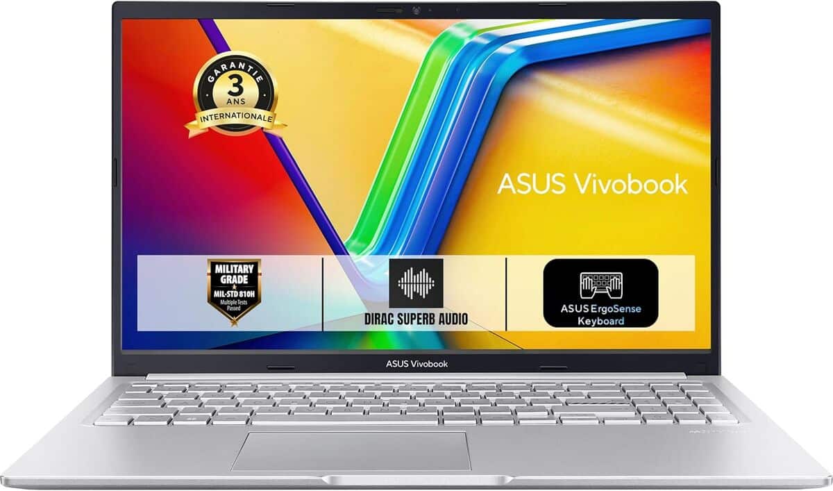 Test : aSUS Vivobook Go 15 S1504FA-NJ179W, performance et mobilité