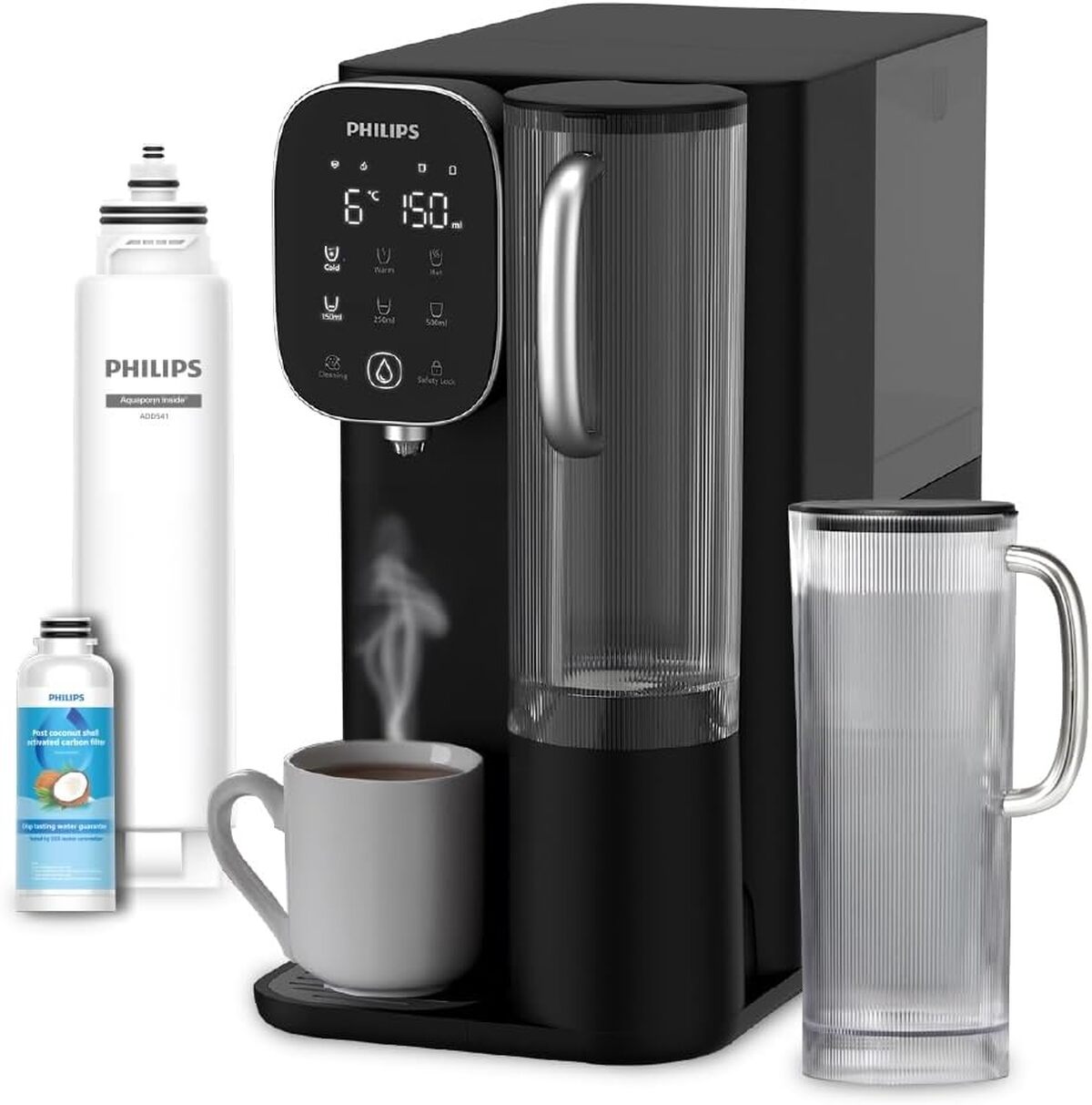 Test du distributeur d'eau Philips ADD6912BK/10 : purification instantanée