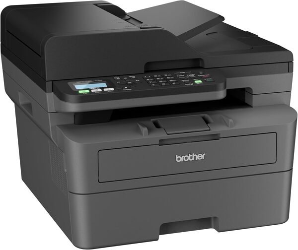 Brother MFC-L2827DW | Imprimante Multifonction 4 en 1 (Impression/Scan/Copie/Fax) Laser Monochrome | WiFi/USB/Ethernet | Recto-Verso | Eligible au Forfait d'encre EcoPro