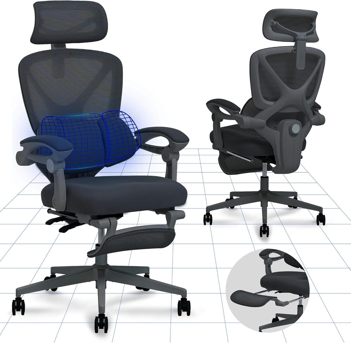 Test de la chaise de bureau ergonomique Flexispot OC4