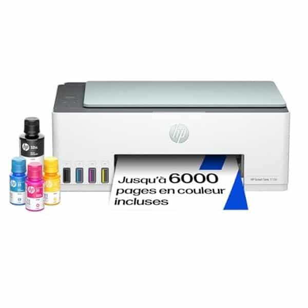 Découvrez le potentiel de l'imprimante HP Smart Tank 5108 avec notre analyse détaillée de ses fonctionnalités multifonctions et de son réservoir haute capacité pour un usage optimal.