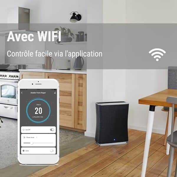 Découvrez l'efficacité du purificateur Stadler Form Roger avec sa double filtration contre la pollution intérieure et les allergènes. Profitez d'un air pur et sain chez vous.