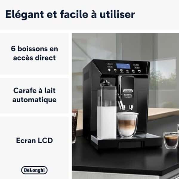 Découvrez notre analyse détaillée de la De'Longhi Eletta Evo, une machine à café tout-en-un : performance, design et fonctionnalités au service de vos pauses café di-vines.