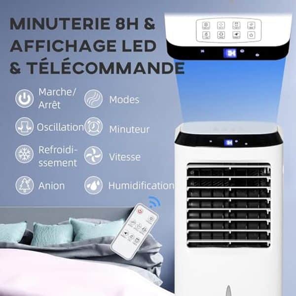 Découvrez notre analyse complète du climatiseur portable 10L : efficacité, performance et adaptabilité. Un choix idéal pour rafraîchir votre espace.