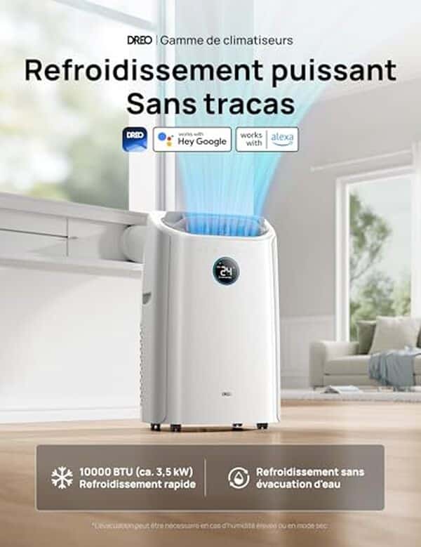 Découvrez notre test approfondi du climatiseur portable Dreo, une solution puissante et intelligente de 10 000 BTU pour rafraîchir votre intérieur en été.