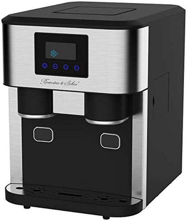 Découvrez les performances de la machine à glaçons professionnelle Rosenstein & Söhne EWS-2400 : efficacité, rapidité et qualité des glaçons pour un usage intensif.