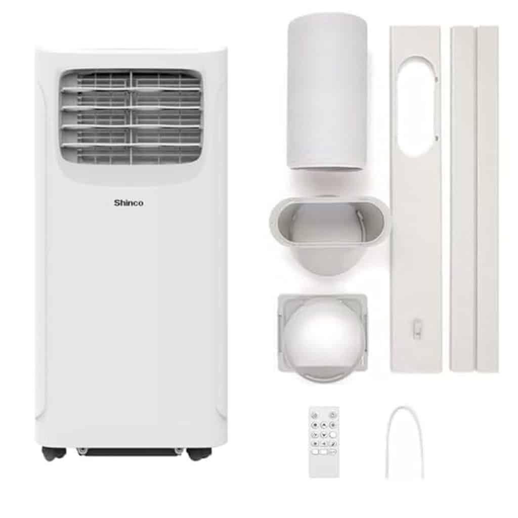 Test du climatiseur mobile Shinco 9000BTU : efficacité 3-en-1