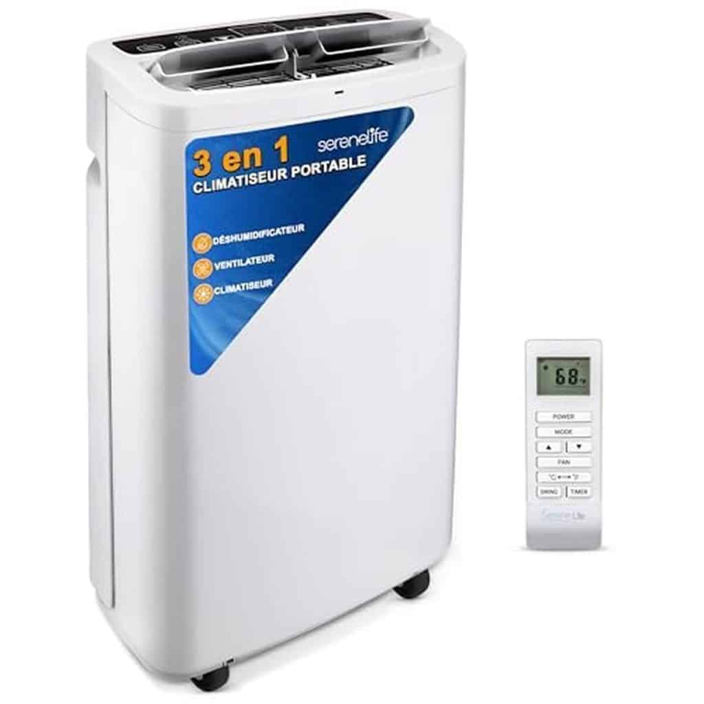 Test du climatiseur portable 3-en-1 SereneLife 13K BTU