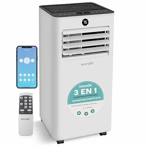 Test du climatiseur mobile SereneLife 7K BTU : performance et silence